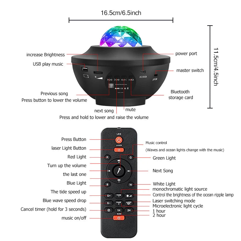 RGB Galaxy Projector